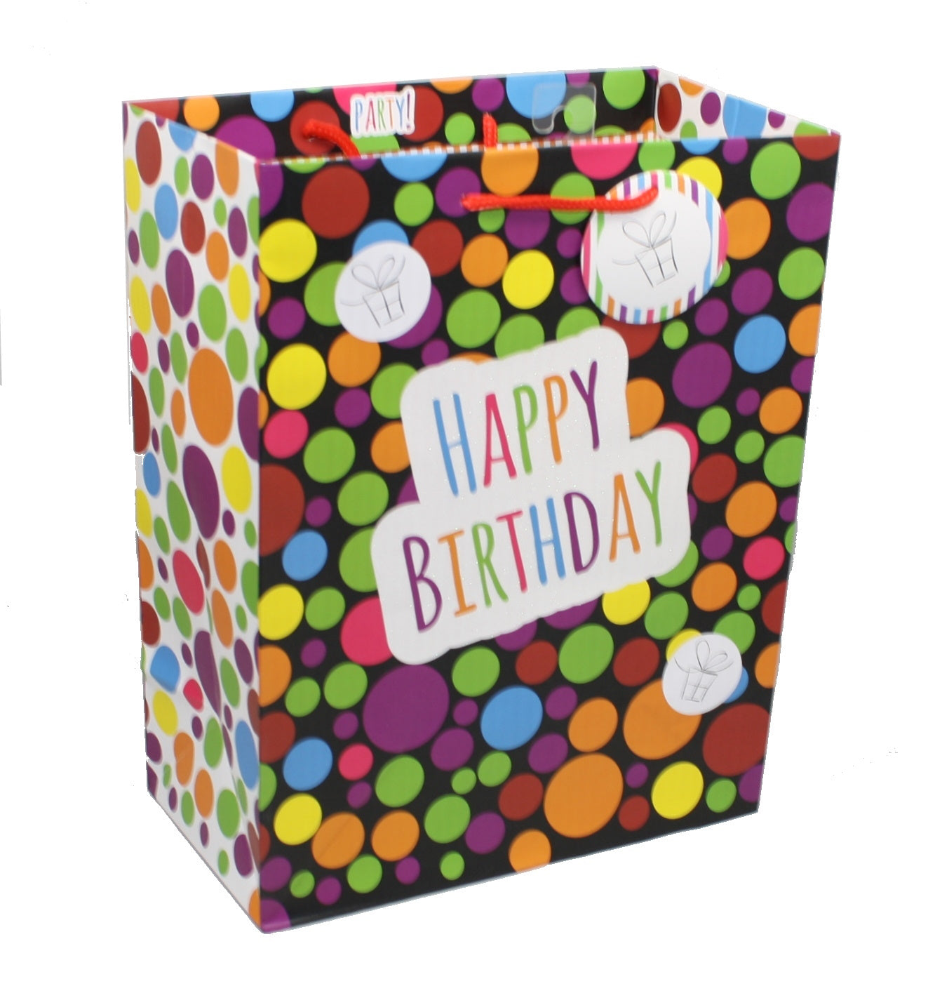 Happy Birthday Dot Bubble Gift Bag