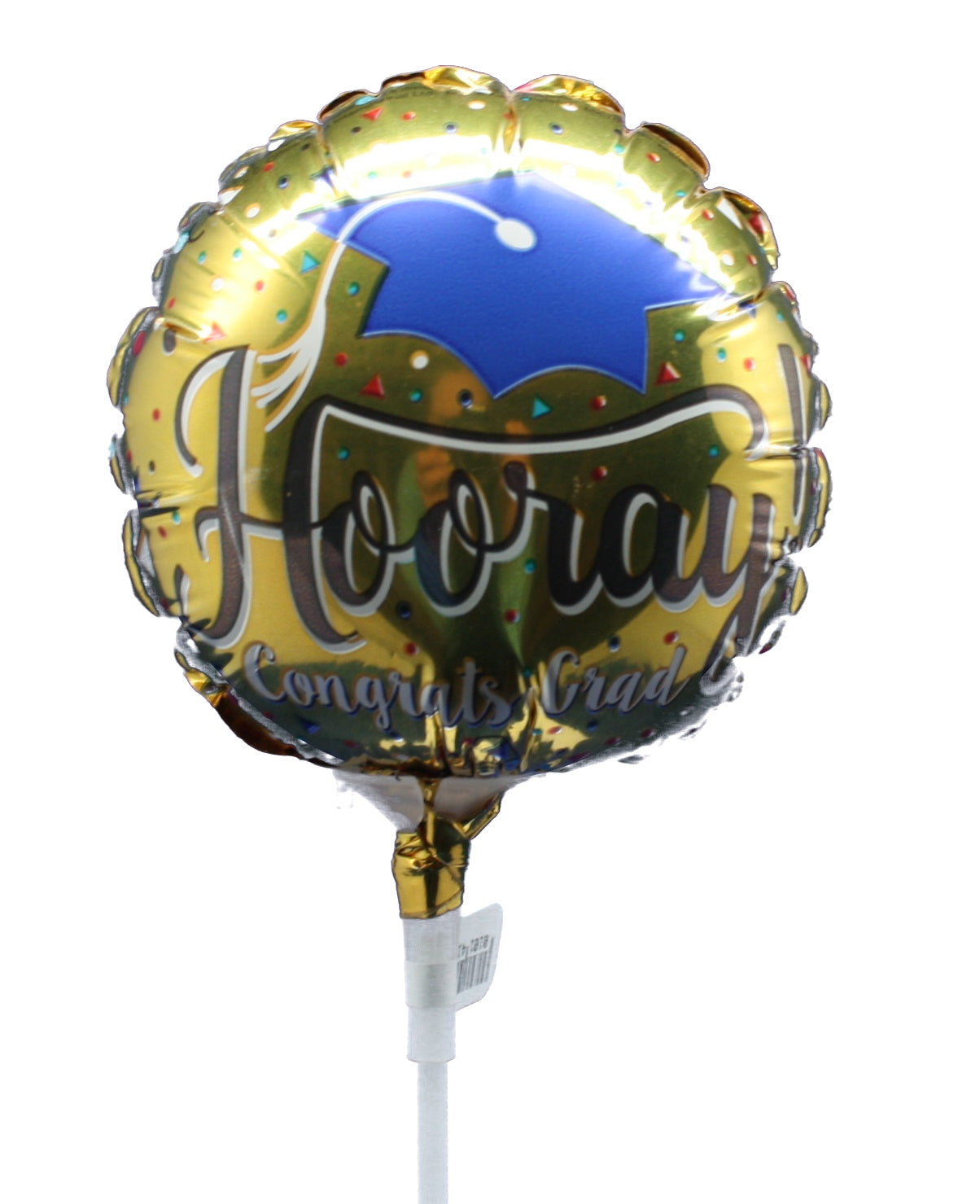 Golden Hooray Congrats Grad Balloon