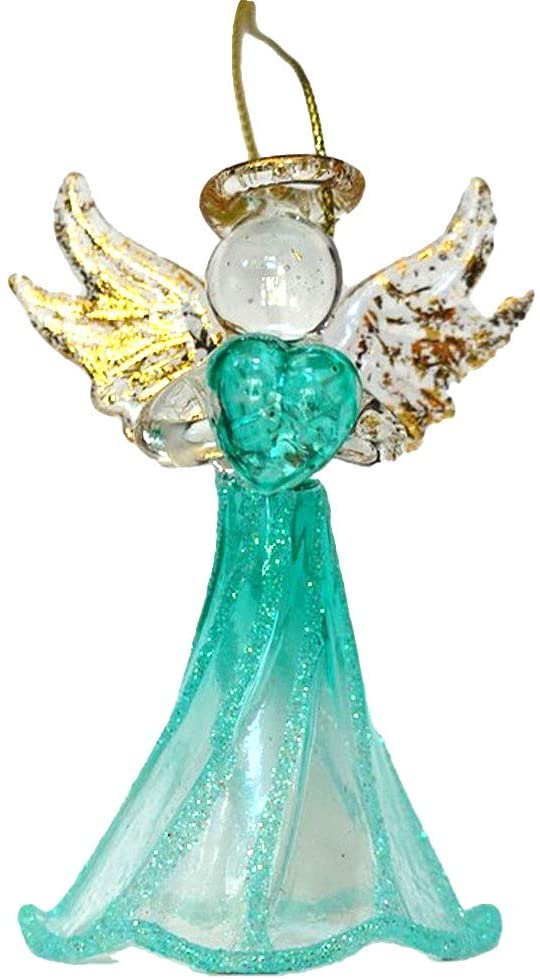 Crystal Birthstone Angel Ornament – D…