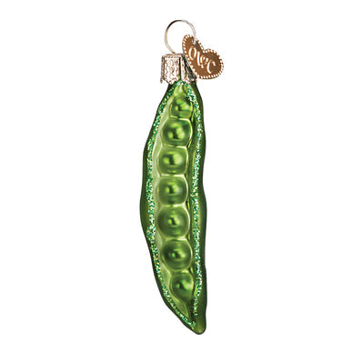 Peapod Glass Ornament