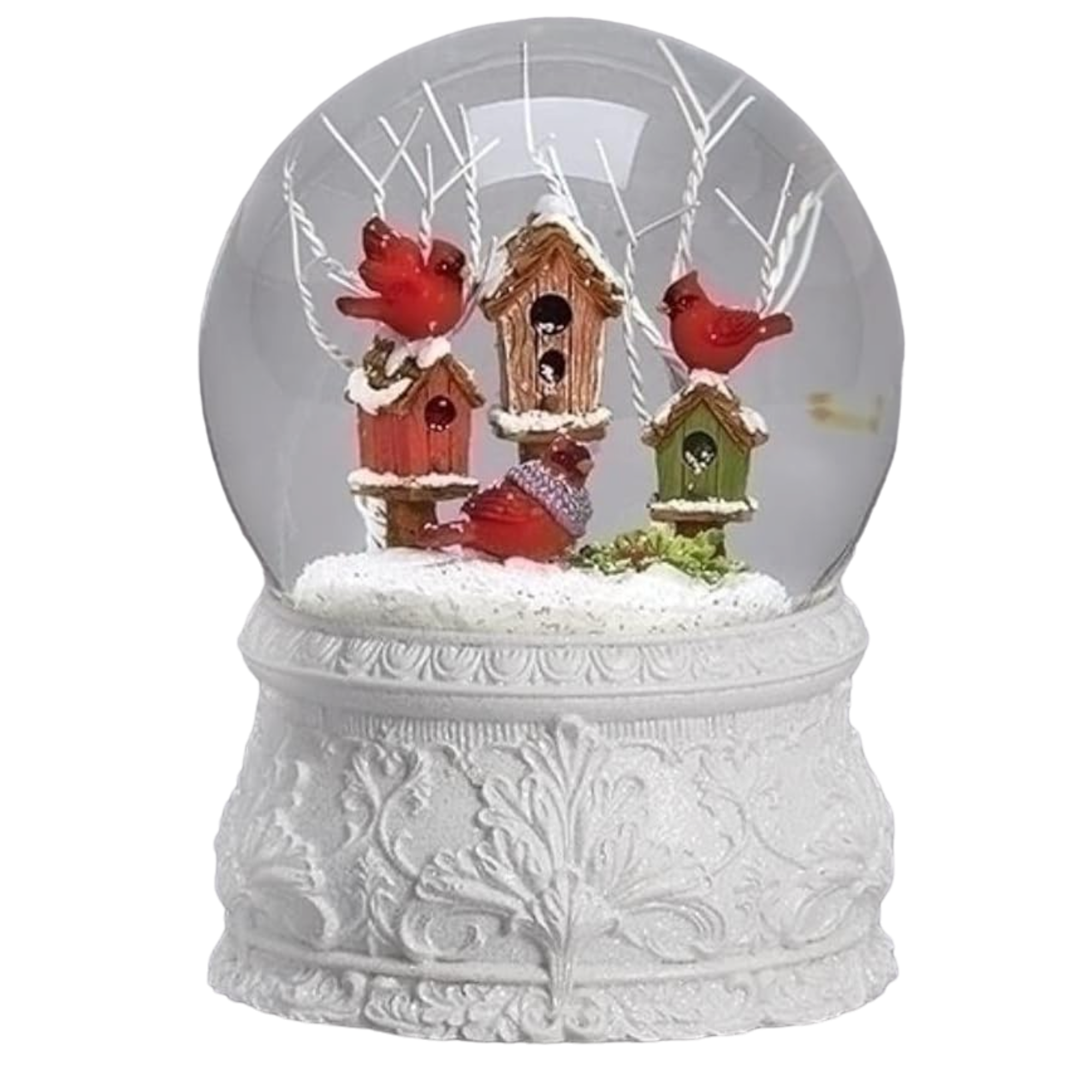 Musical Cardinal Birdhouse Wind Up Sn…