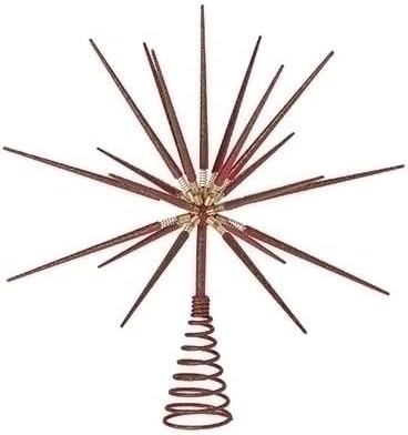 Red Burst Tree Topper with Spike on S…