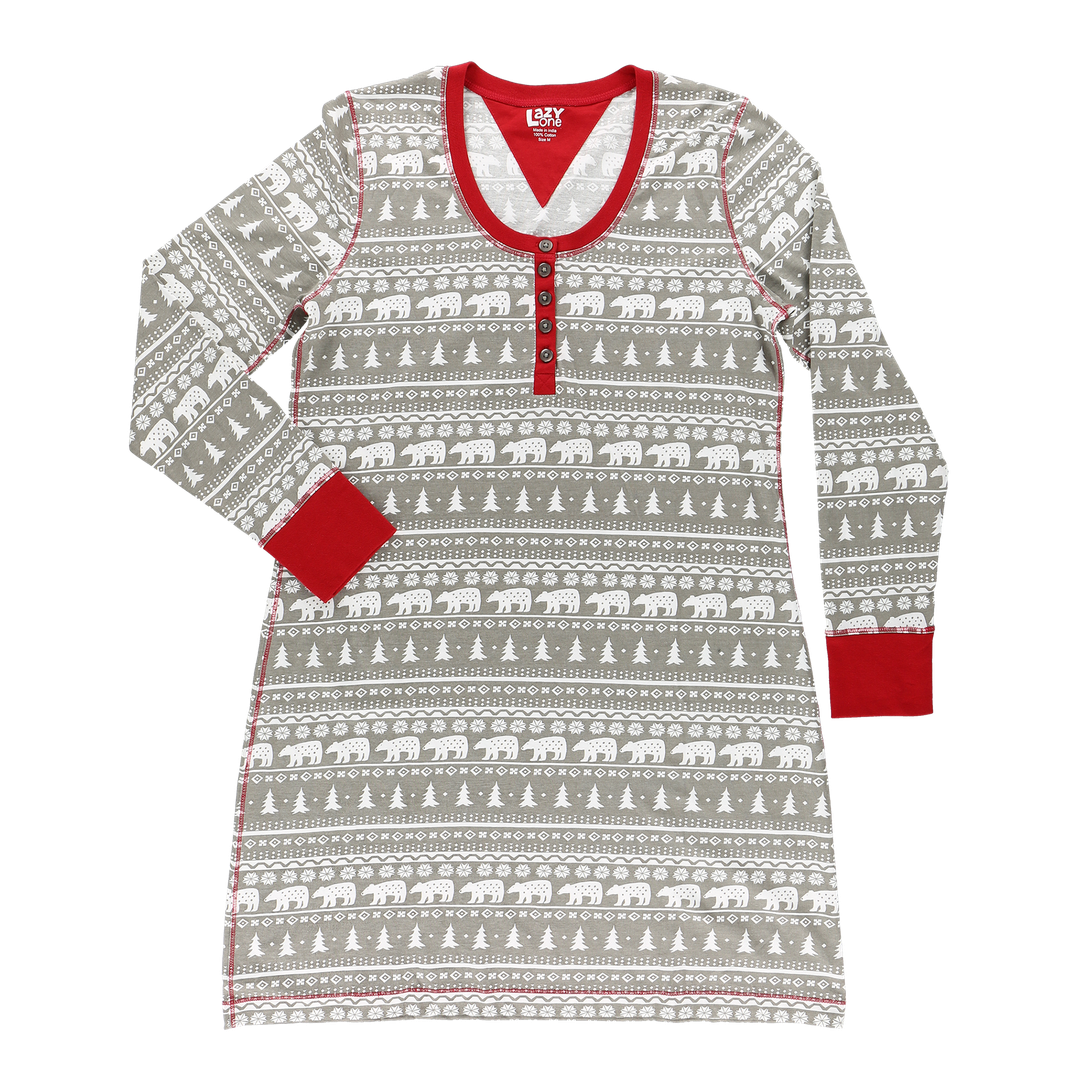 Nightshirt – Nordic Bear – Small/Medium