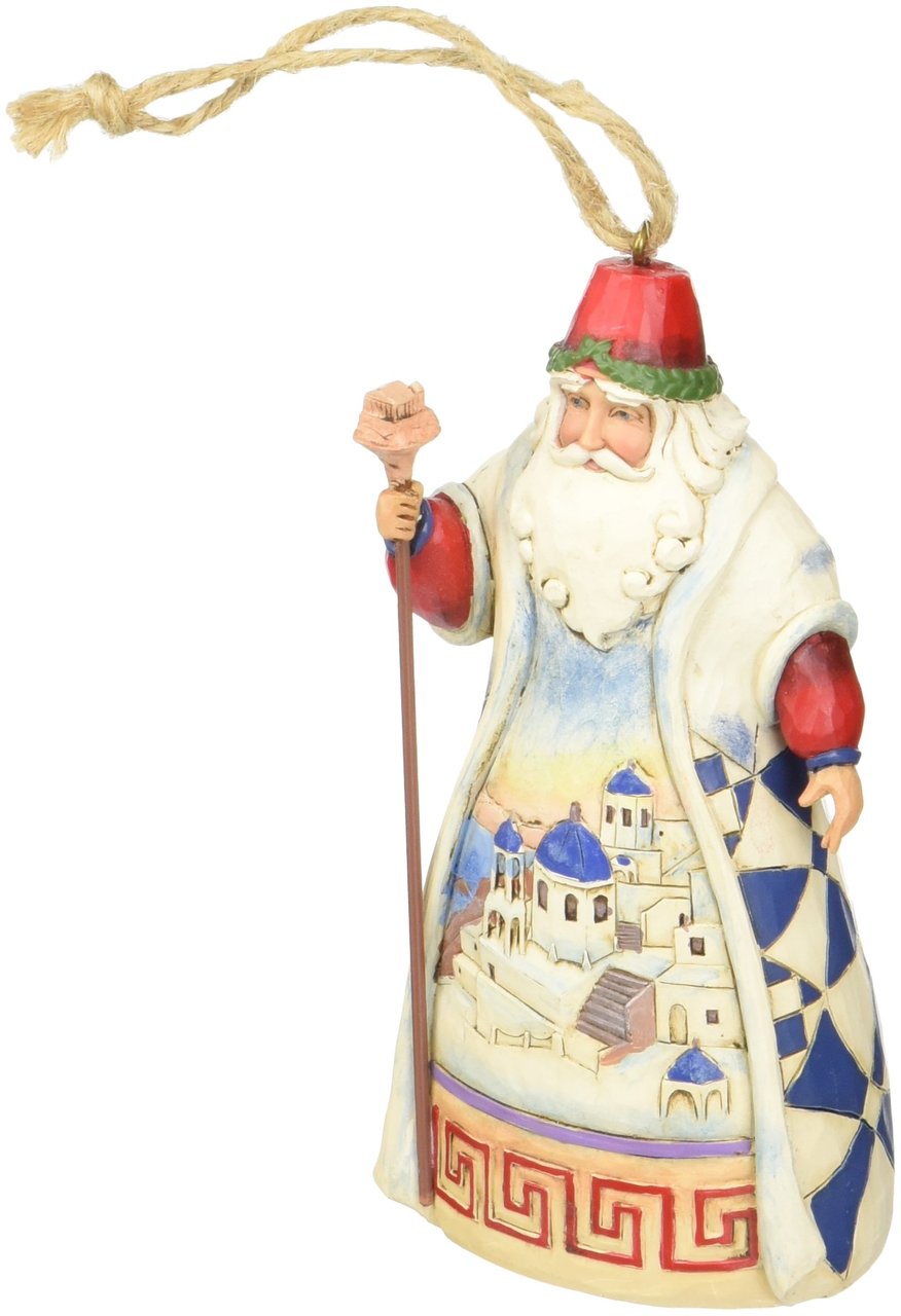 Greek Santa Ornament