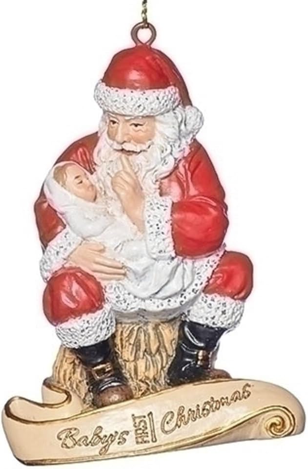 Baby’s 1st Christmas Santa with Baby …