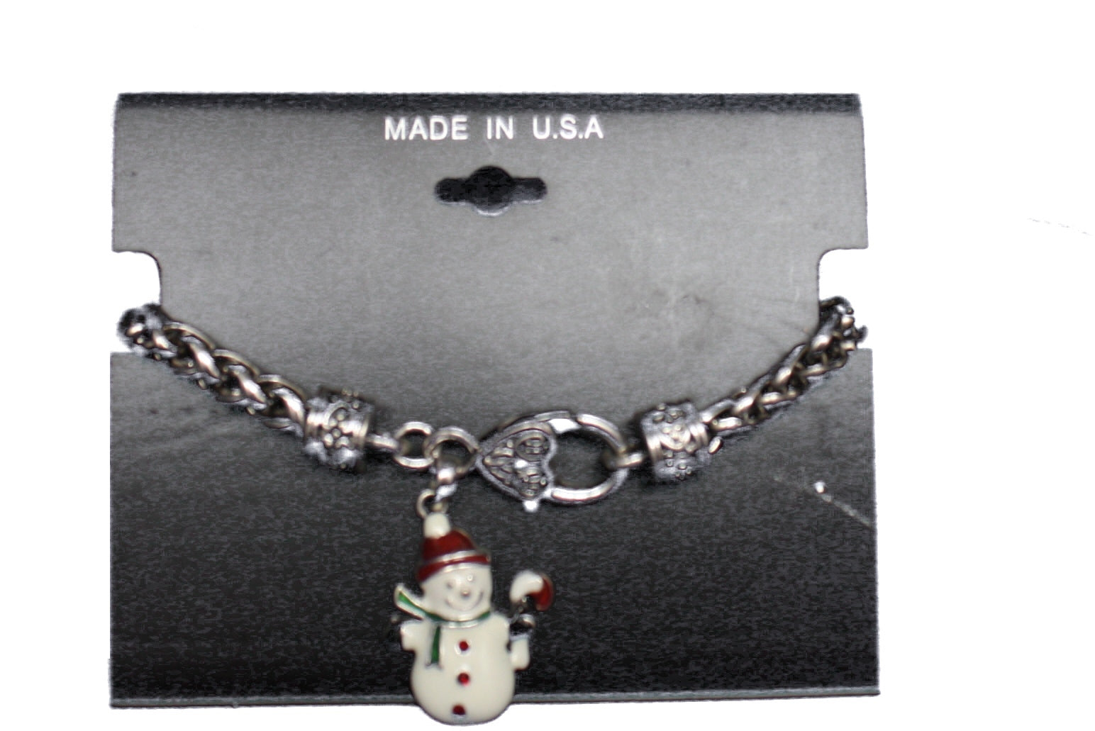 Crystal Snowman Bracelet – Hat