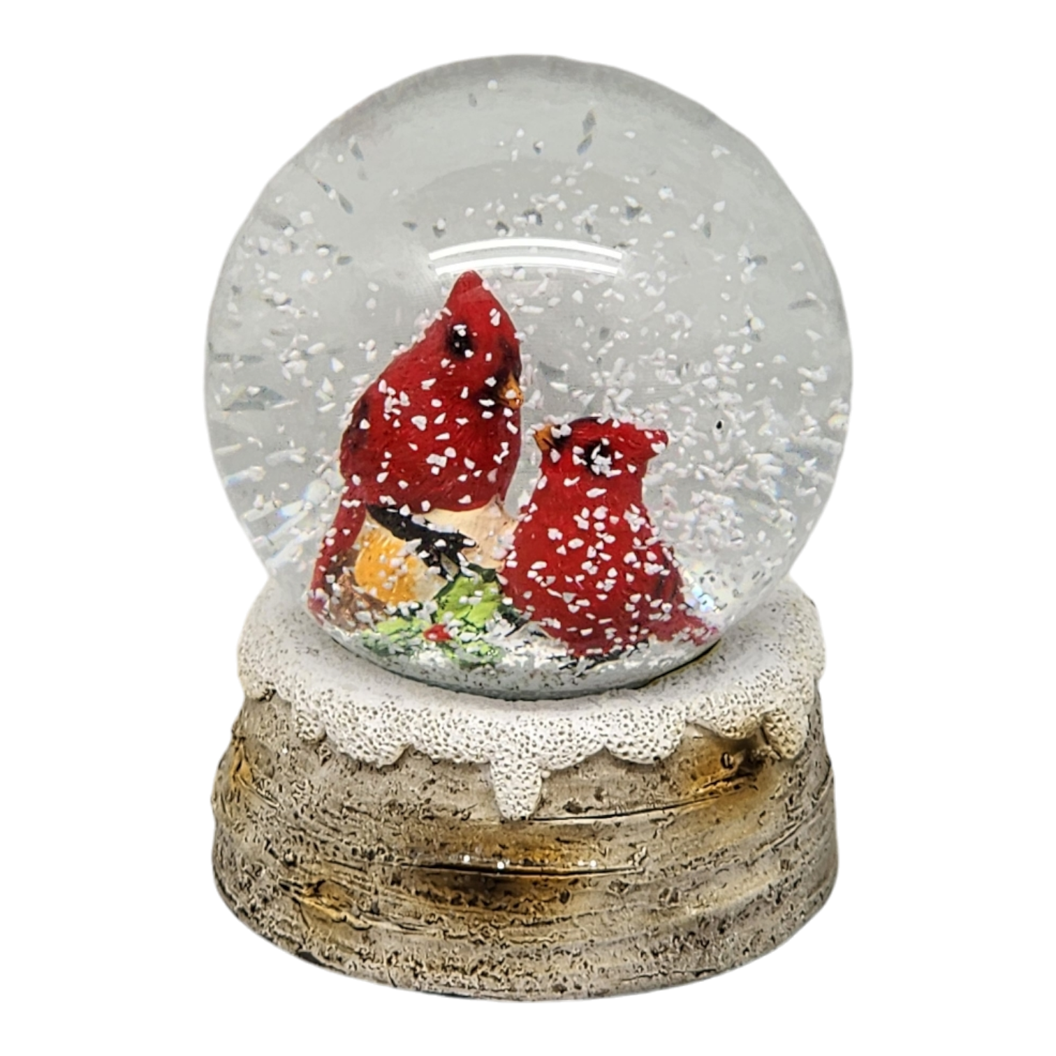 4 Inch Resin Holiday Cardinal Watergl…