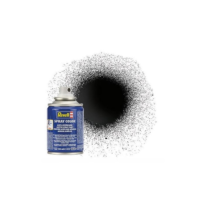 Revell Black Gloss Acrylic Spray Paint