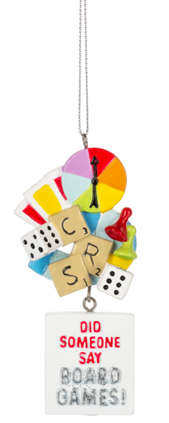 Game Night Ornament – Board Games