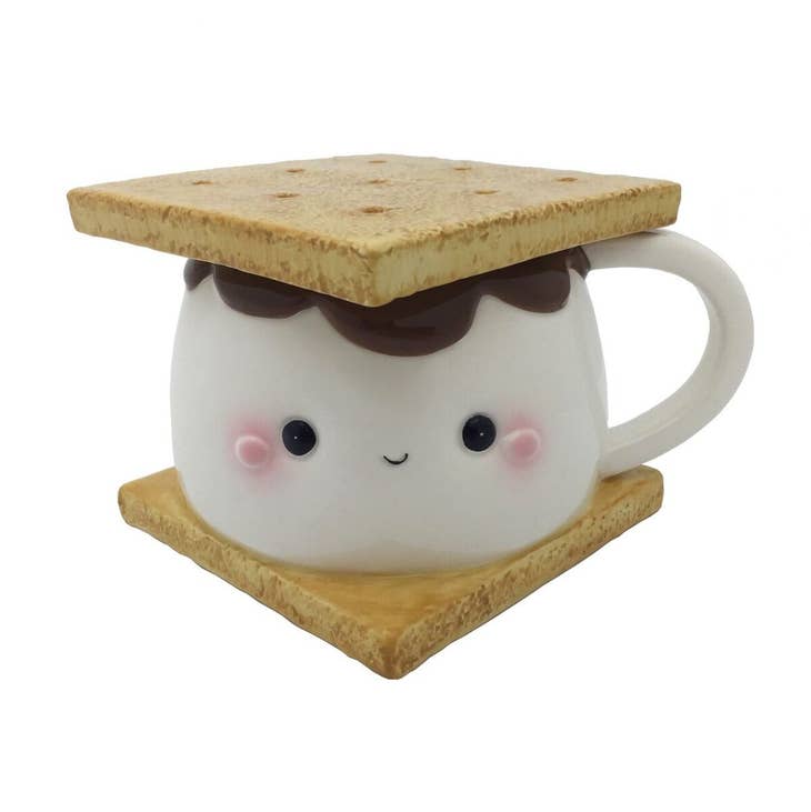 Marshmallow Smore Mug with Lid