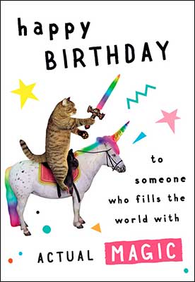 Birthday Card – Go Forth And Spread T…