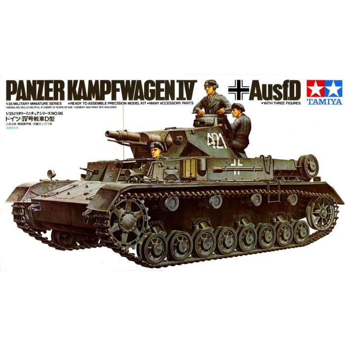 Tamiya 1:35 German Panzer IV Ausf.D Plastic Model Kit