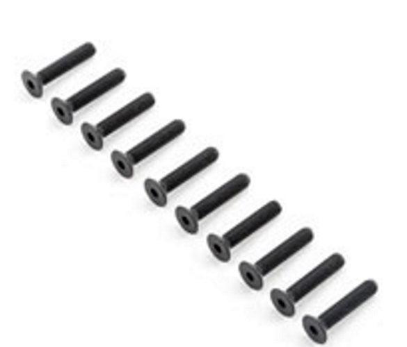 Team Losi Racing TLR255029 Flat Head Screws M5x25mm (10) 5ive-B