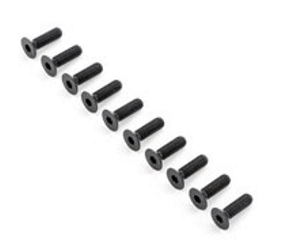 Team Losi Racing TLR255038 Flat Head Screws M6x20mm (10) 5ive-B