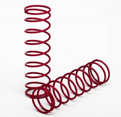 Traxxas 3758R Springs Front (Red) (2)