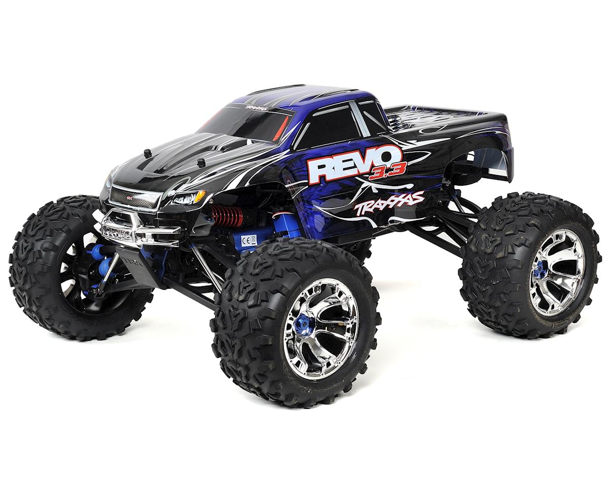 Traxxas Revo 3.3 4WD RTR Nitro Monster Truck w/TQi 2.4Ghz Radio, TSM, Batteries & DC Charger