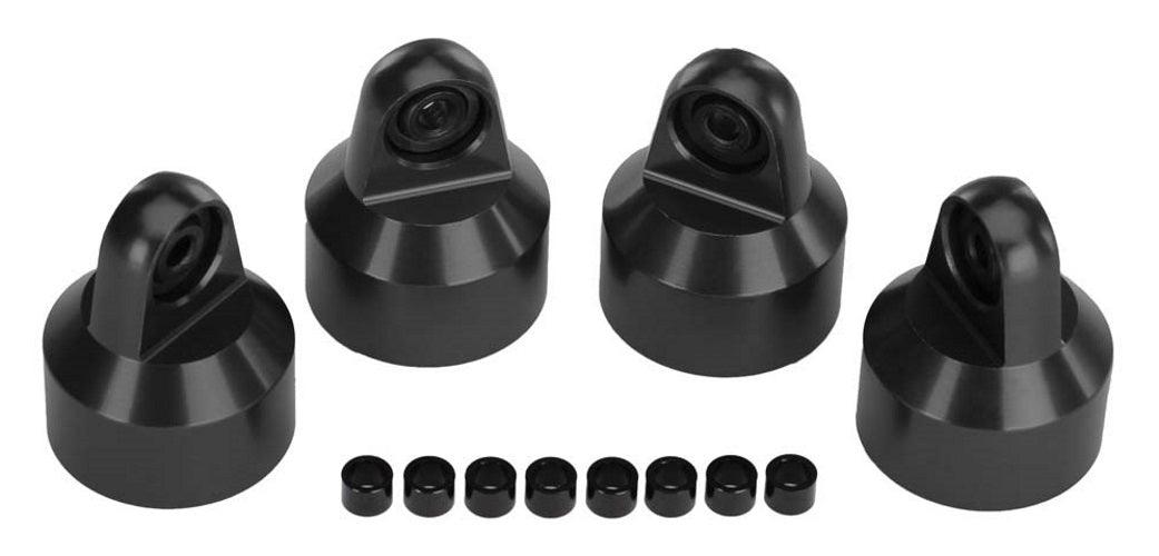 Traxxas 7764X Shock Caps Aluminum PTFE-Coated/Spacers X-Maxx