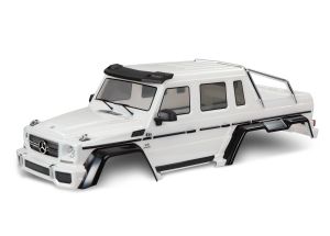 TRX-6 Mercedes G63 6X6 Complete Clipess Body, White