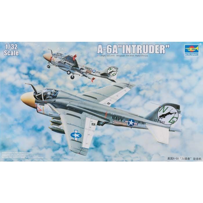 Trumpeter 1:32 A6A Intruder Aircraft Plastic Model Kit