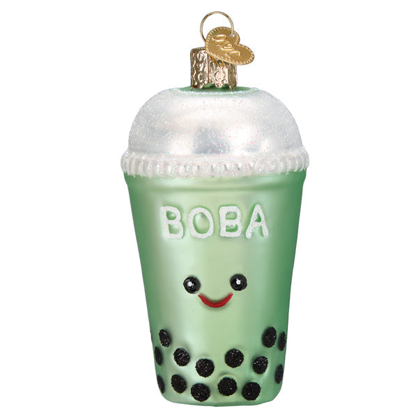 Old World Christmas Boba Tea Ornament