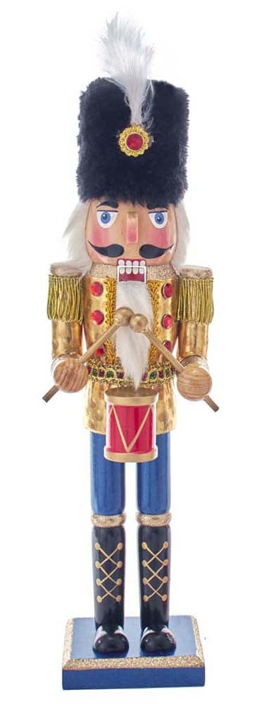 15″ Gold and Silver Nutcracker – Drums