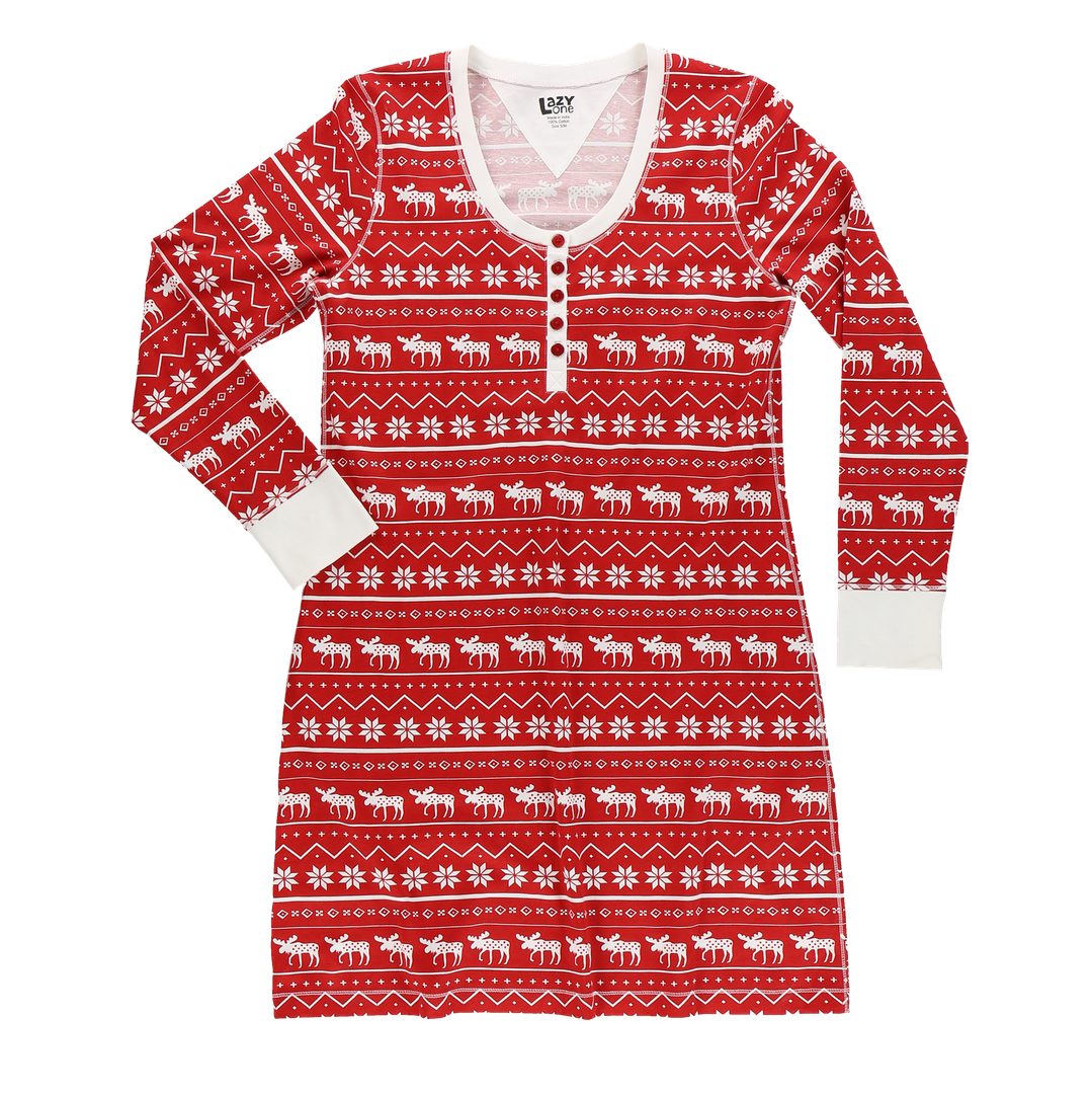 Nightshirt – Nordic Moose – Small/Medium