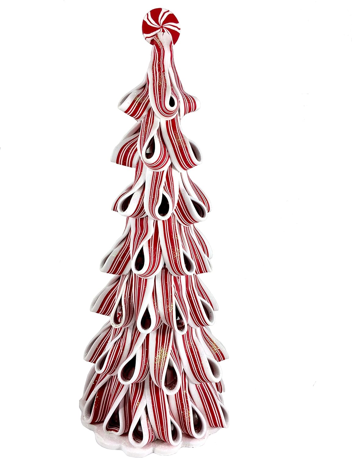 Lighted Peppermint Tree – 13 Inch