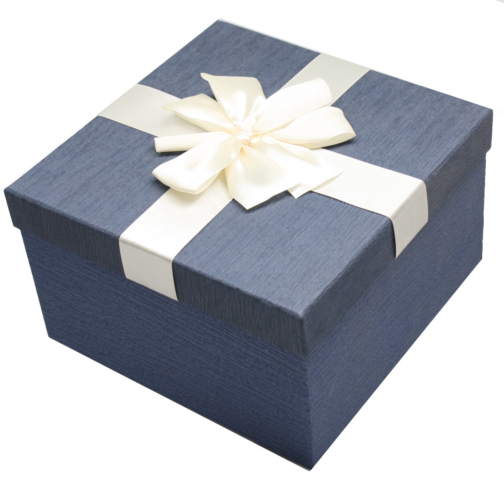 Elegant Square Gift Box – Blue Medium